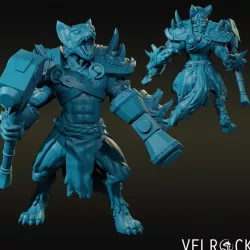 $4.00Werewolf Viking Barbarian with Hammers (Male)