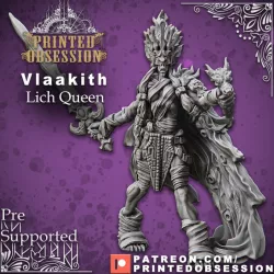 $4.50Vlaakith - Lich Queen - PRE SUPPORTED - D&D 32mm