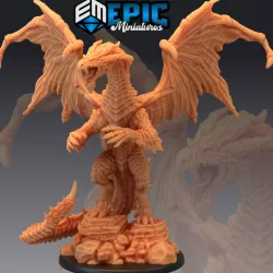 $4.90Yellow Dragon Standing / Desert Encounter / Rare Chromatic Drake