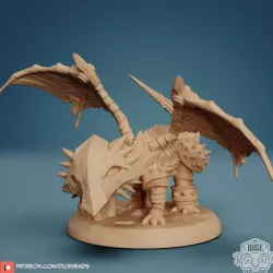 $4.99Black Ice Mecha Dragon PRE SUPPORTED