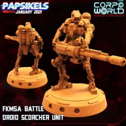 $4.99FUKIMASA BATTLE DROID SCORCHER UNIT