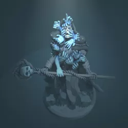 $4.99Necromancer - STL - Pre-supported