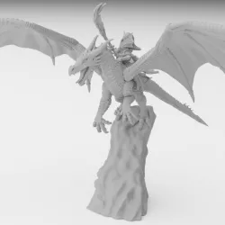 $4.99The Elven Dragon King Miniature (28mm)