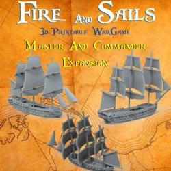 $40.00Fire and Sails: Master and Commander expansion.