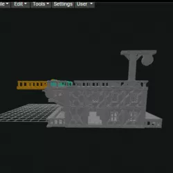 4G Warehouse with port for airships