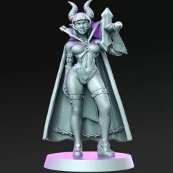 $5.00Ambrosia- Female monster hunter - 32mm - DnD