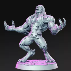 $5.00Bruce - werwolf- 32mm - DnD