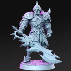 $5.00Kalkhan - Human Knight - 32mm - DnD -