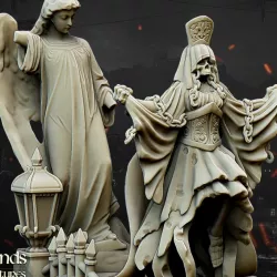 $5.00Lady Violet, the Spectral Widow - Highlands Miniatures