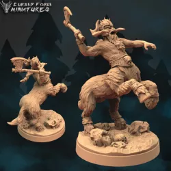 $5.00Pre-supported Centaur (axe weapon pose)