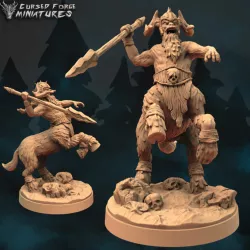 $5.00Pre-supported Centaur (lance pose) rpg miniature