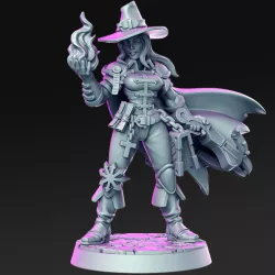 $5.00Salome - Female vampire hunter - 32mm - DnD -