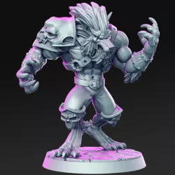 $5.00Willveris - Werewolf - 32mm - DnD