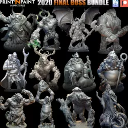 $50.002020 Final Boss Bundle - Print'N Paint Miniatures