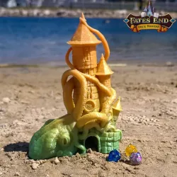 $6.99Kraken Dice Tower - Support Free!