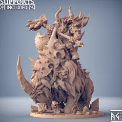 $8.00Gothrak on Armored Frosthorn - Frostmetal Clan Mounted Hero