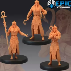 $8.90Black Pharaoh Set / Nyarlathotep Avatar / Cosmic Horror God / Lovecraft Entity Collection
