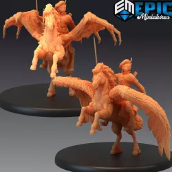 $8.90Catfolk Pegasus Rider / Epic Winged Horse / Flying Steed Mount