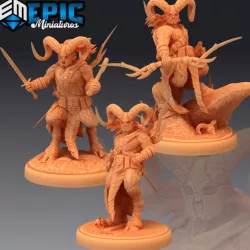 $8.90Satyr Armored Set / Pan Warrior / Forest Guardian Collection
