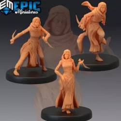 $8.90Viziers Assassin Set / Female Desert Rogue / Oriental Woman Collection