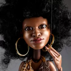 $8.99Afro woman – marionette head