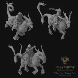 $9.00Allarian Qirin Hunters led by Lady Mawei from Dragonbond Wargame