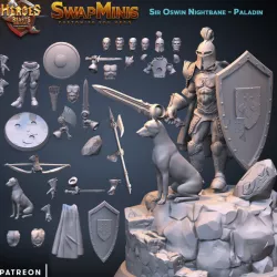 $9.50swapmini 1- paladin - Sir Oswin Nightbane