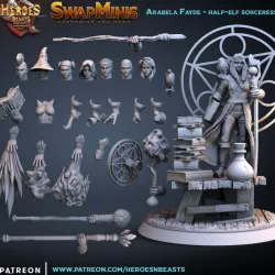$9.50Swapmini 3 - Arabela fade - half-elf Sorceress