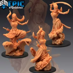 $9.90Dao Set / Earth Elemental Genie / Oriental Female Djinn Collection