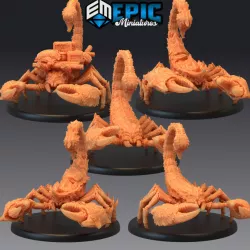 $9.90Giant Scorpion Set / Desert Arachnid / Poison Monster Encounter Collection