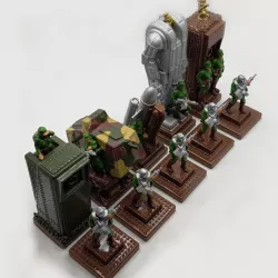 $9.90WW1 steampunk chess game, German side