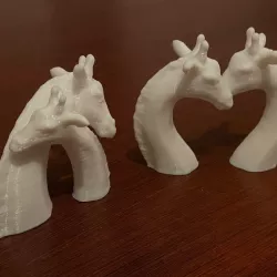 A Giraffe figurine- send a hug/kiss in COVID-19