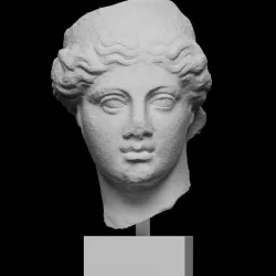 A Greek Marble Head of a Goddess