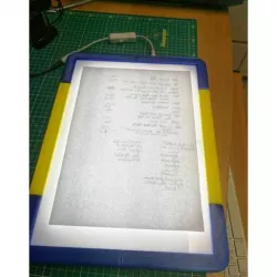 Backlight led box for drawings