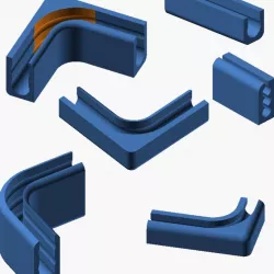 Cable guide corner