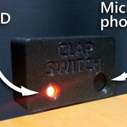 Clap Switch Desk Mounted Enclosure