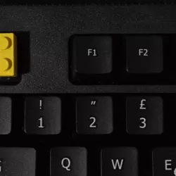 Construction Brick Membrane Keycap (clearly not LEGO)