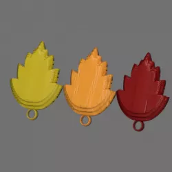 Corn earrings (3D)
