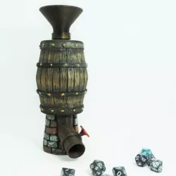 Craft a Barrel Dice Tower