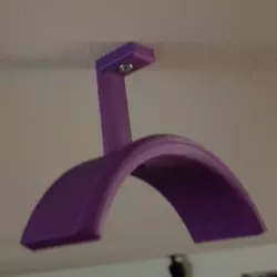 Customizable VR headset ceiling hook