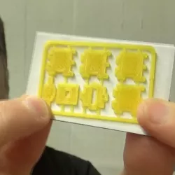Flat-pack tiny coin block kit