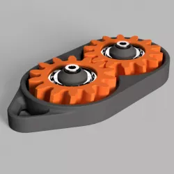 Gear Spinner Keychain (No Heat Set Inserts)