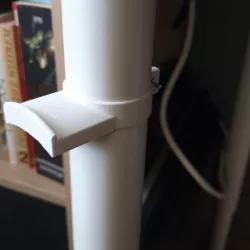 Hanger for headphones for IKEA desk