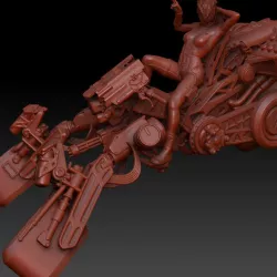 Ion tricycle - Sci-Fi Motorcycle