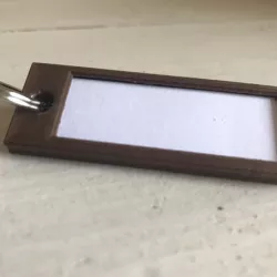 Keychain ID Label Tag