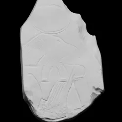 Limestone ostracon