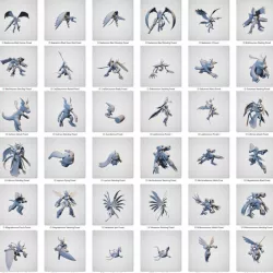 Lot of Digimon Game 3D Printable Models