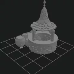 medievil style well