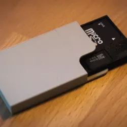 MicroSD card holder