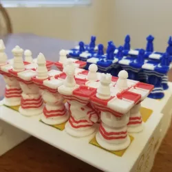 Mini Meta Chess Multi Mateiral - Chess variant for your 3D printer